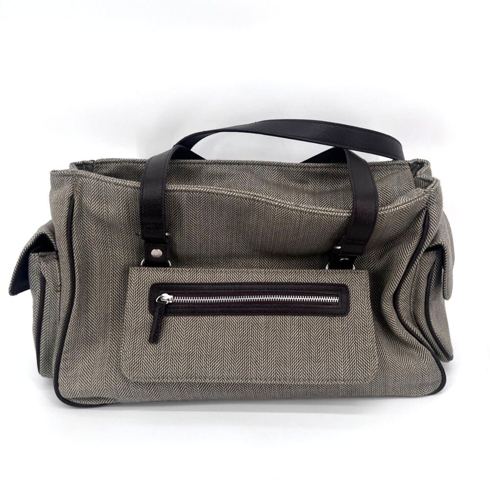 Bath & Body Works Brown Tweed Travel Carry On Luggage Duffel Tote Bag